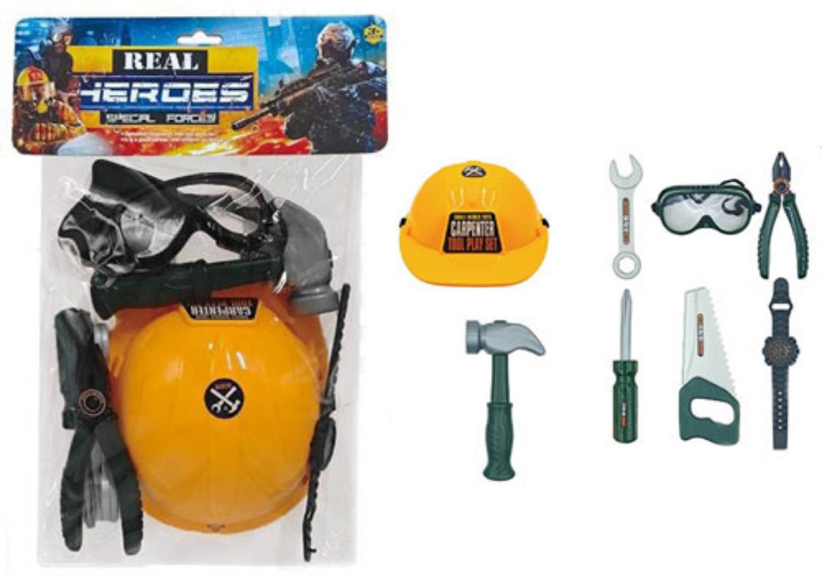 Picture of Tool Set with Hard Hat 8pc Hang Sell