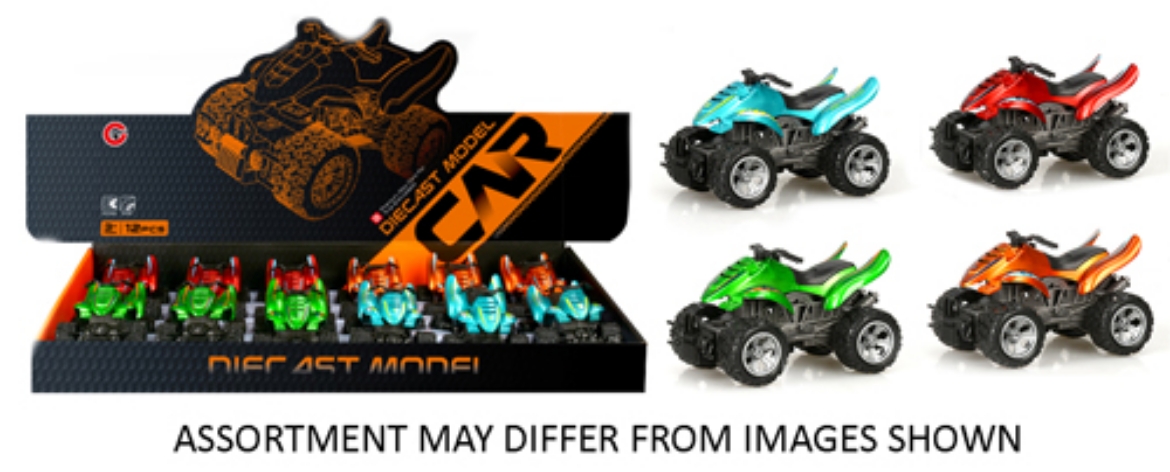 Picture of 1:12 Die Cast Friction Quad Bikes ( ONLY SOLD in display of 12 )