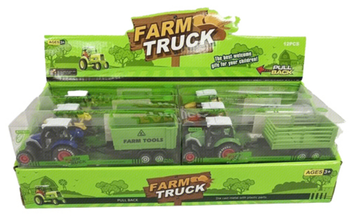Picture of Display of Tractor Trailer with Pull Back feature ( ONLY SOLD in display of 12 )