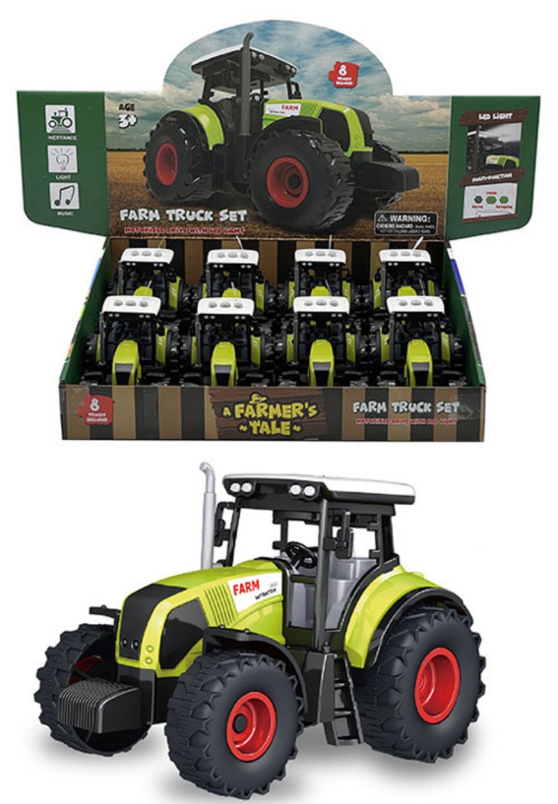 Picture of Display of Farm Tractor 1:36 with Light and Sound ( ONLY SOLD in display of 8 )