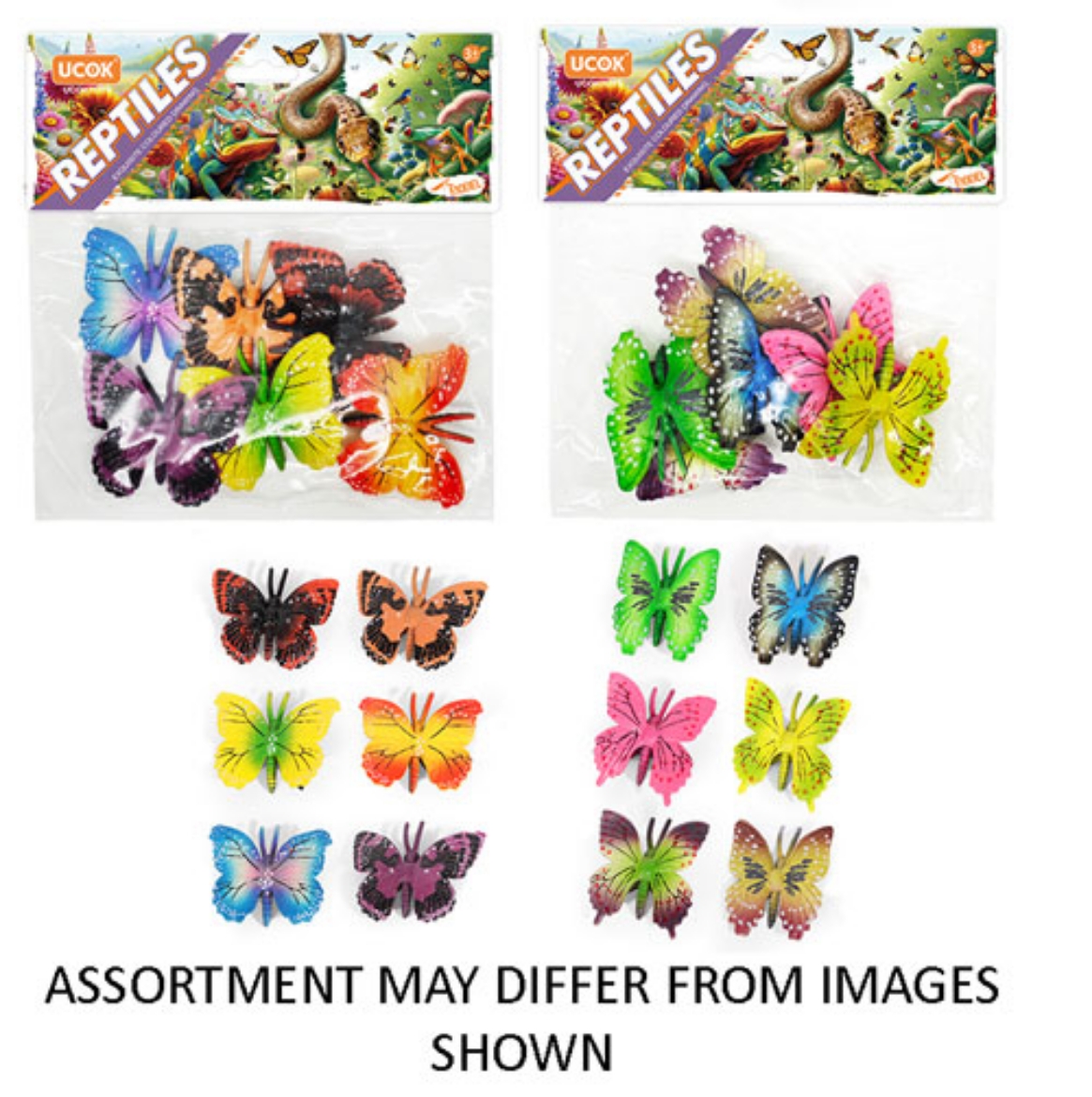 Picture of Butterfly 10cm assorted in Poly Bag 6pc