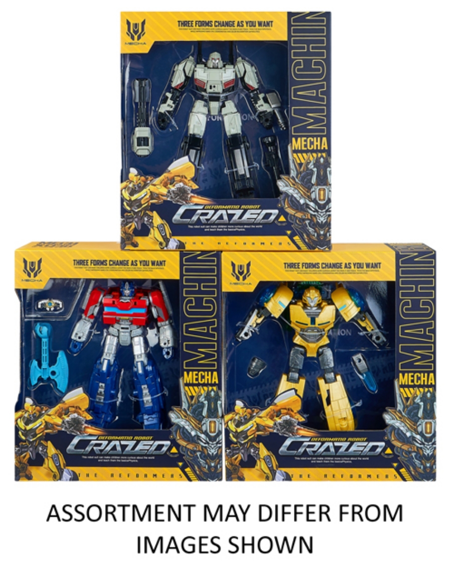 Picture of Transformable Robots with accessories  3 assorted