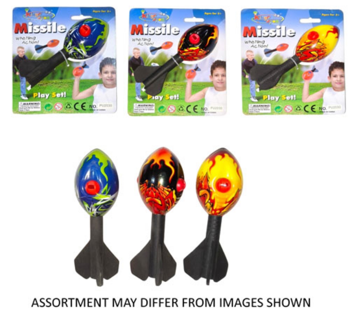 Picture of Mini Missile with Whistle Action 16cm 3 assorted