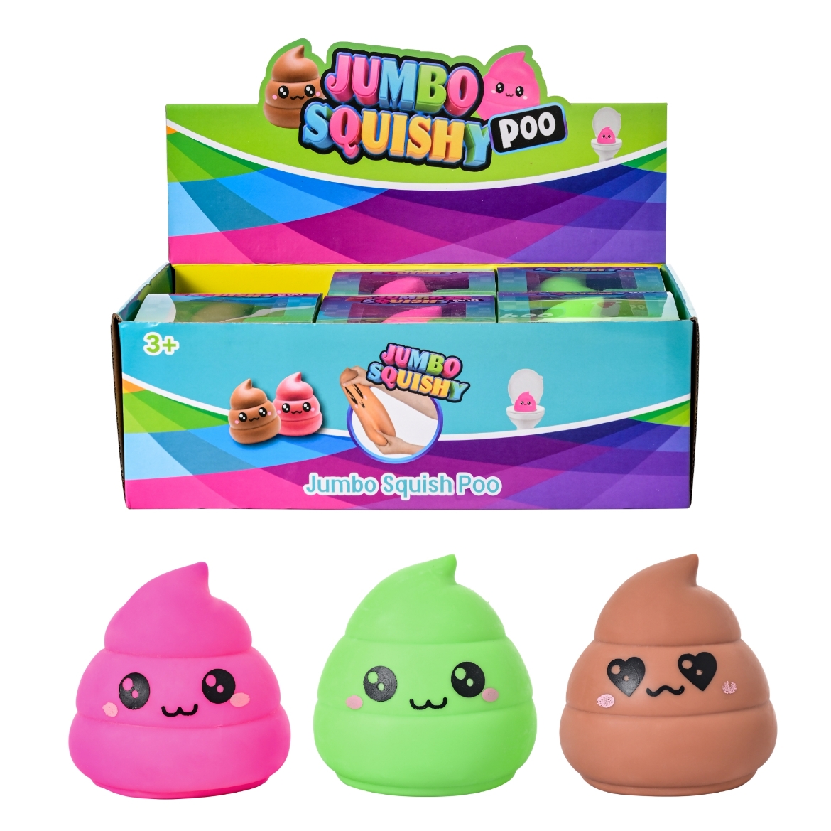 Picture of Squishy Jumbo Poo assorted ( ONLY SOLD in Display of 6 )