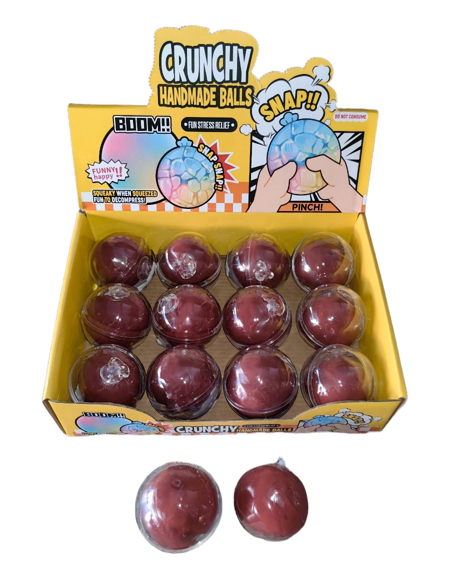 Picture of Squishy Wax Cracking Crispy Chocolate Ball ( ONLY SOLD in Display of 12 )