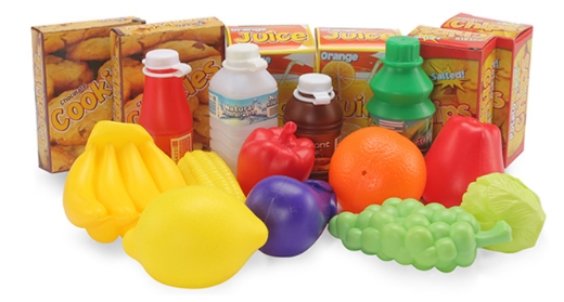 Picture of Shopping Fruit & Accessories Basket 19 pc