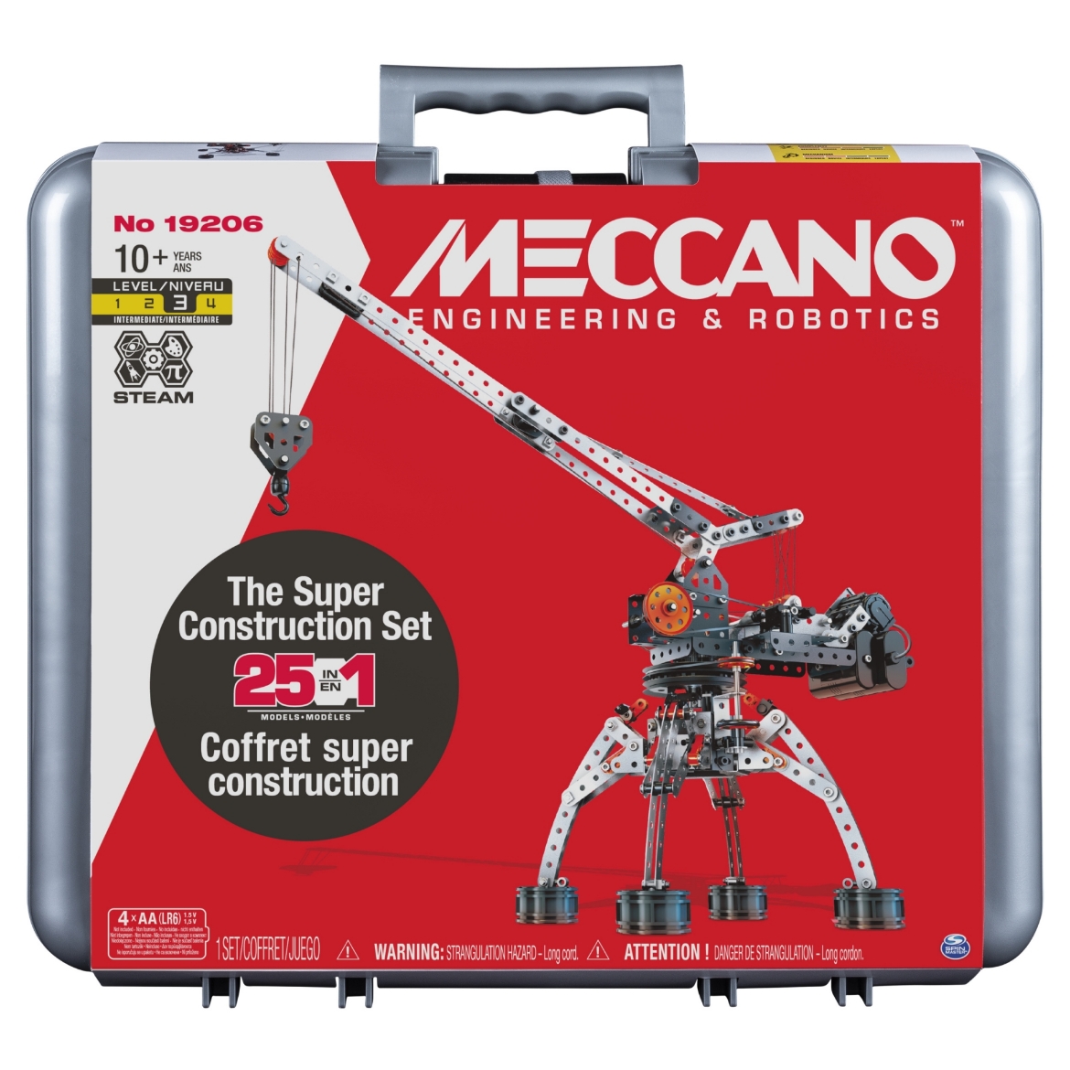 Picture of Meccano Pro Construction Set in case