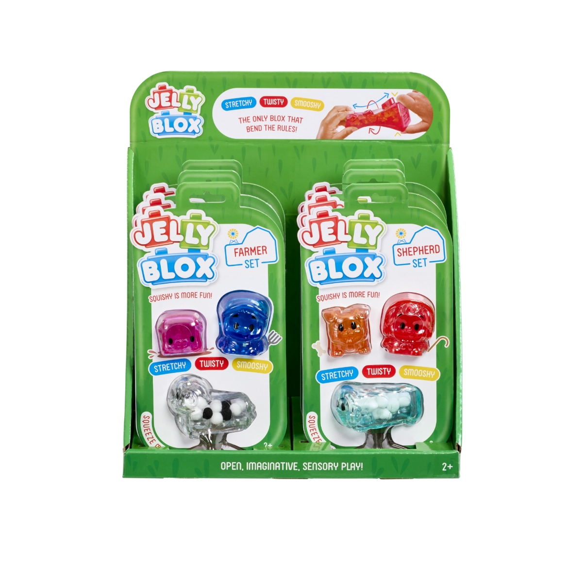 Picture of Jelly Blox - Farm Friends 3pk assorted