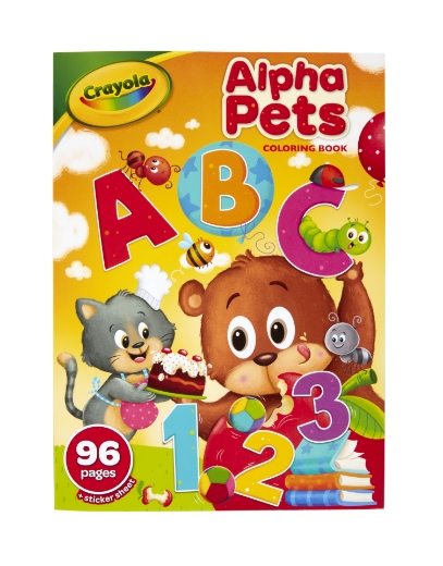 Picture of Crayola Colouring Book 96 pages - Alpha Pets