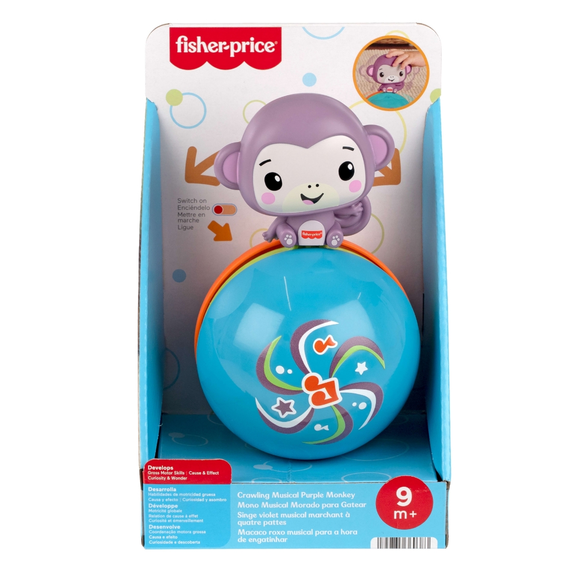 Picture of Fisher Price Crawn & Go Purple Monkey