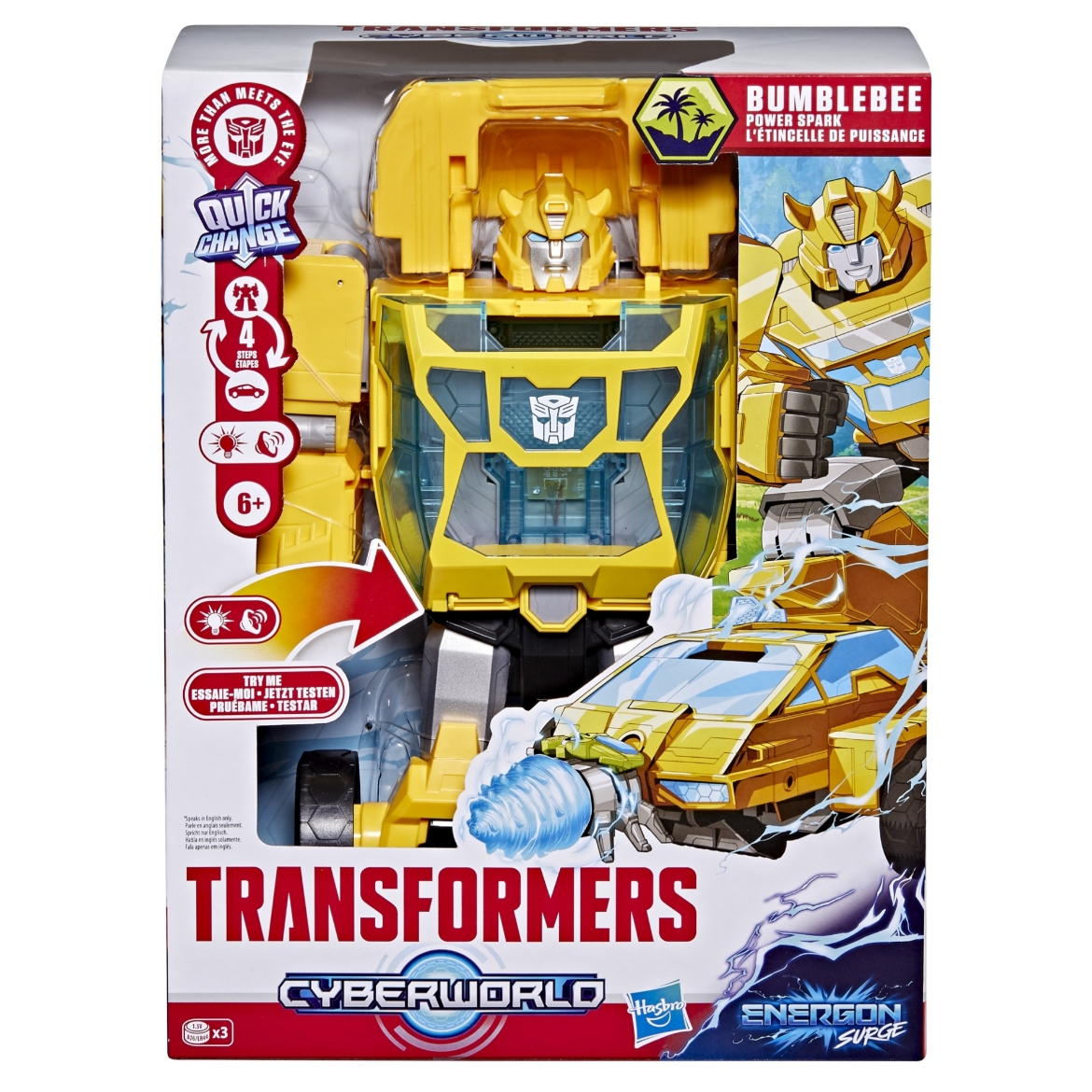 Picture of Transformers Cyberworld Power Spark Bumblebee