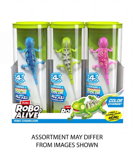 Picture of ZURU Robo Alive - Chameleon Light-Up Series 1 assorted ( ONLY SOLD in Display of 6 )