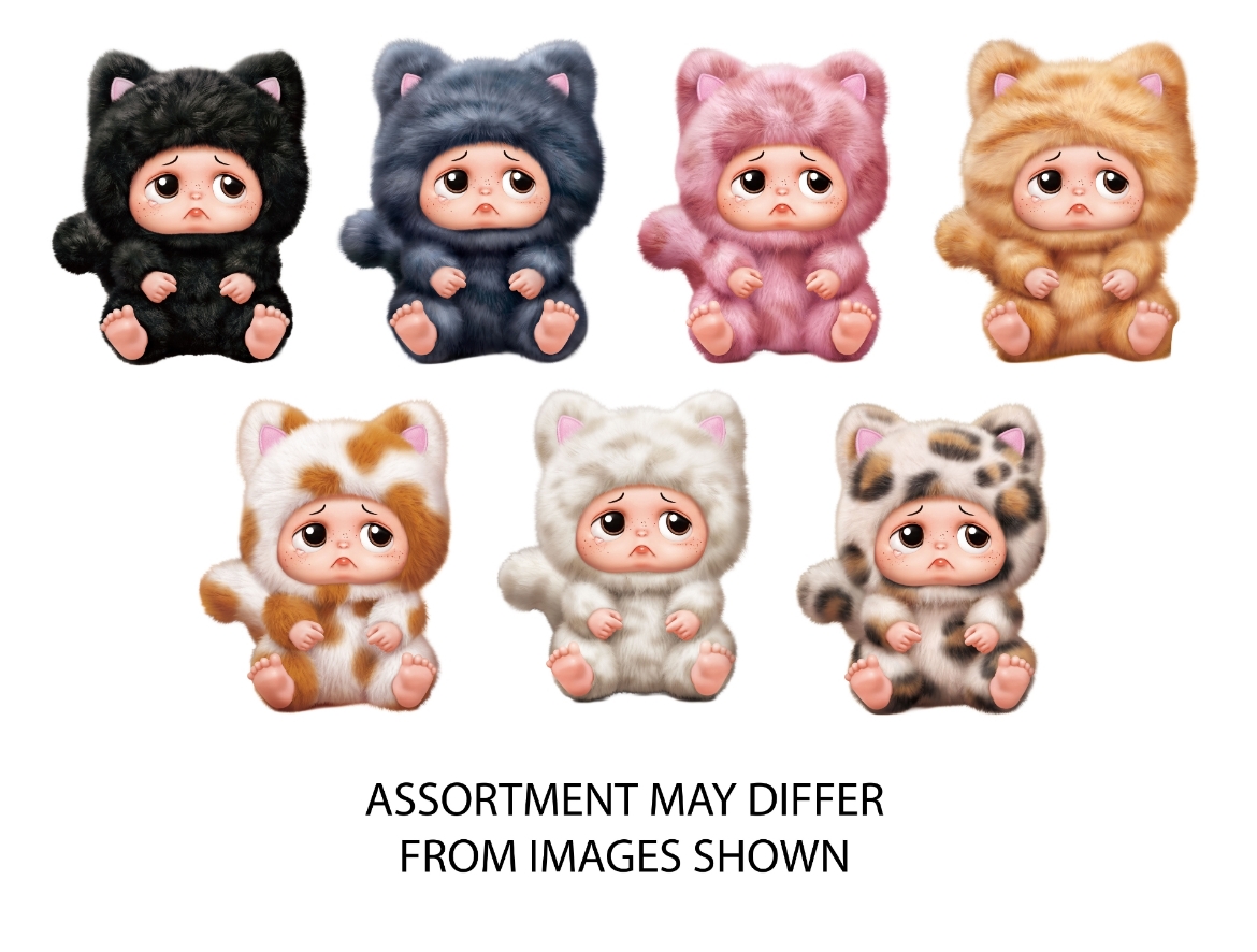 Picture of STAR BOX Sad Baby - Kittens Keychains Blind Box Series 1 assorted ( ONLY SOLD in Display of 6 )