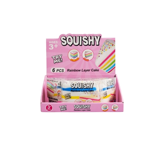 Picture of Squishy Jumbo Cake Slice ( ONLY SOLD in Display of 6 )