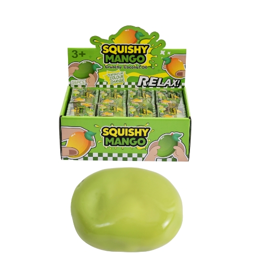 Picture of Squishy Colour Change Crunchy Coconut Oil Mango  ( ONLY SOLD in Display of 16 )