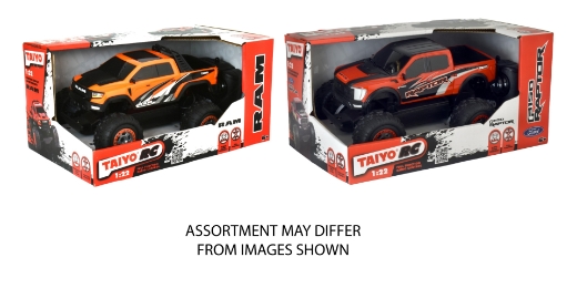 Picture of Taiyo Radio Control 1:22 Licensed Trucks RAM/Ford F-150 Raptor assorted ( ONLY SOLD in Carton of 6 )