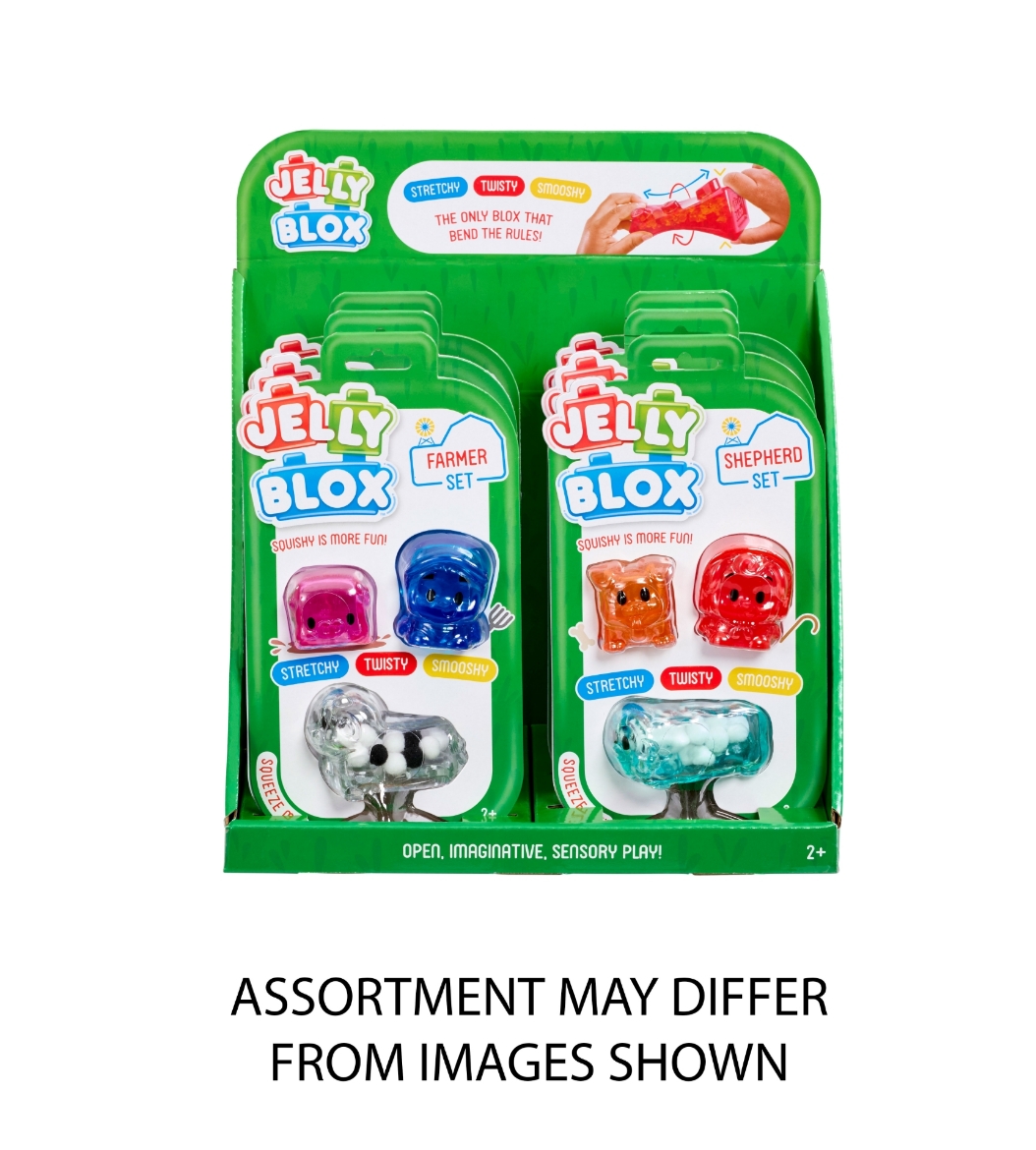 Picture of Jelly Blox - Farm Friends 3pk assorted ( ONLY SOLD in Display of 6 )